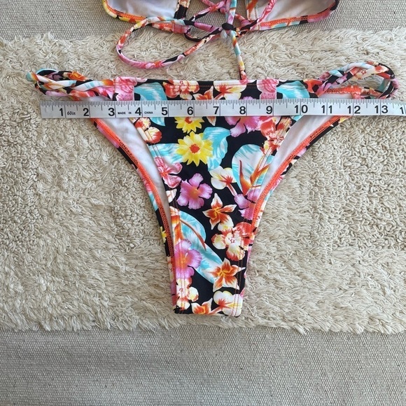 NEW Floral Halter Bikini Swimsuit  - S - Picture 12 of 16
